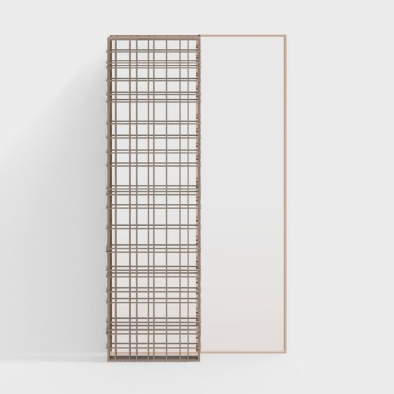Grid Screen 3D model for Modern Aesthetics