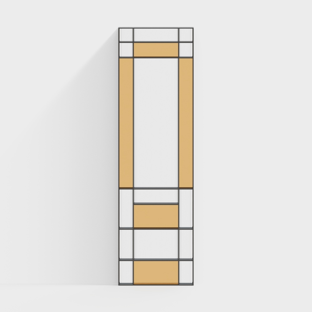 モダンガラススクリーン格子パーティション