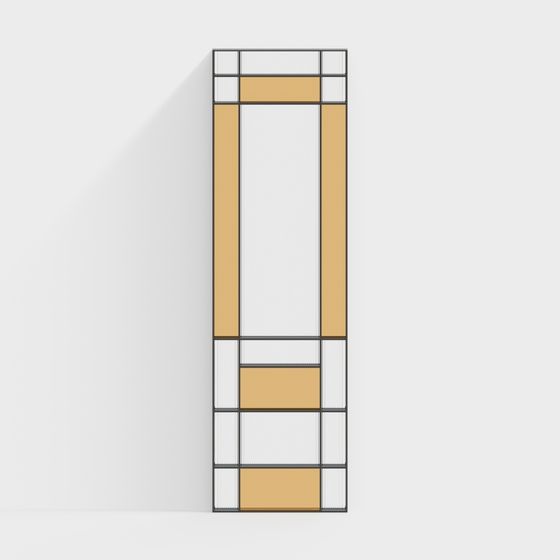 モダンガラススクリーン格子パーティション