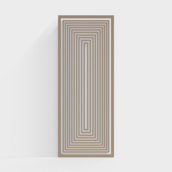 Abstract Geometric Door 3D model