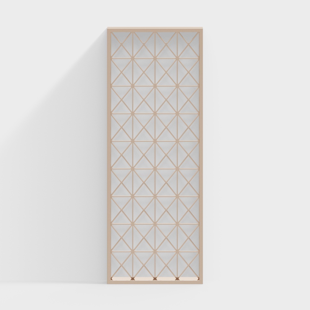 Modern symmetrical screen partition