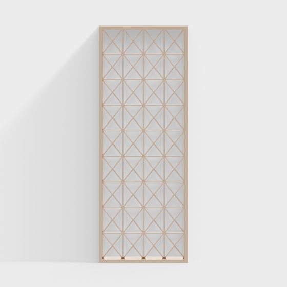 Geometric Window 3D model for Creative Spaces
