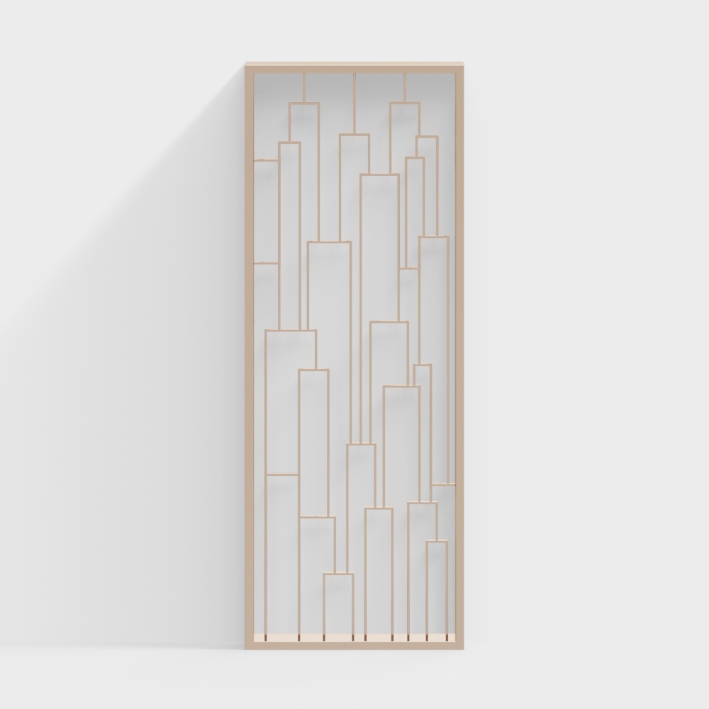 現代建築風格屏風隔斷