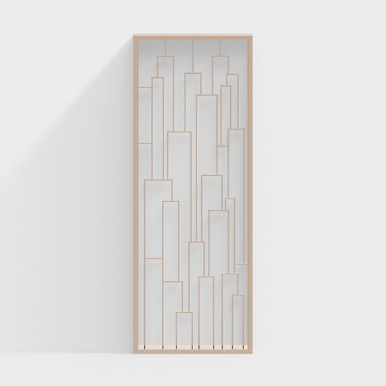 現代建築風格屏風隔斷