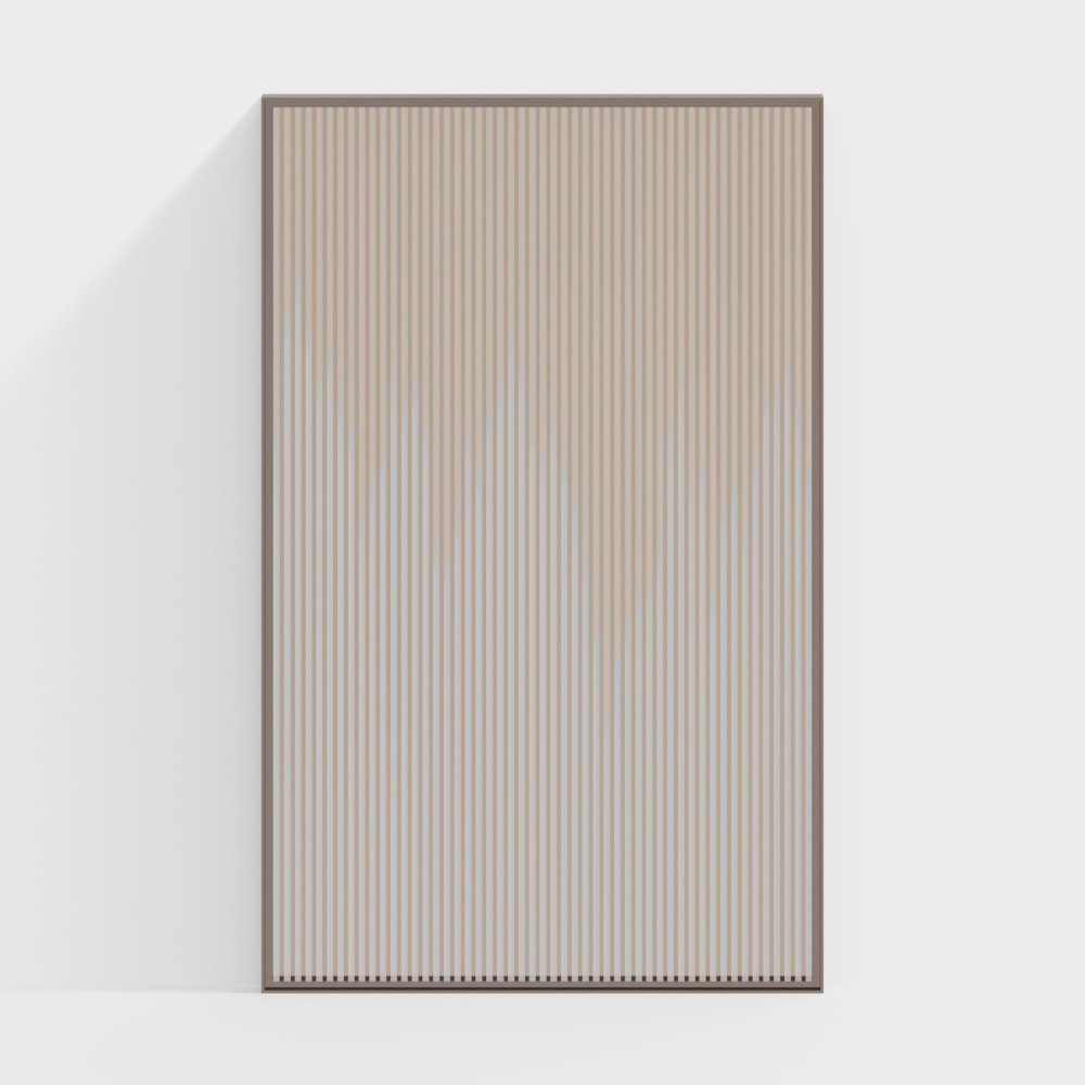 Modern screen partition metal stripes