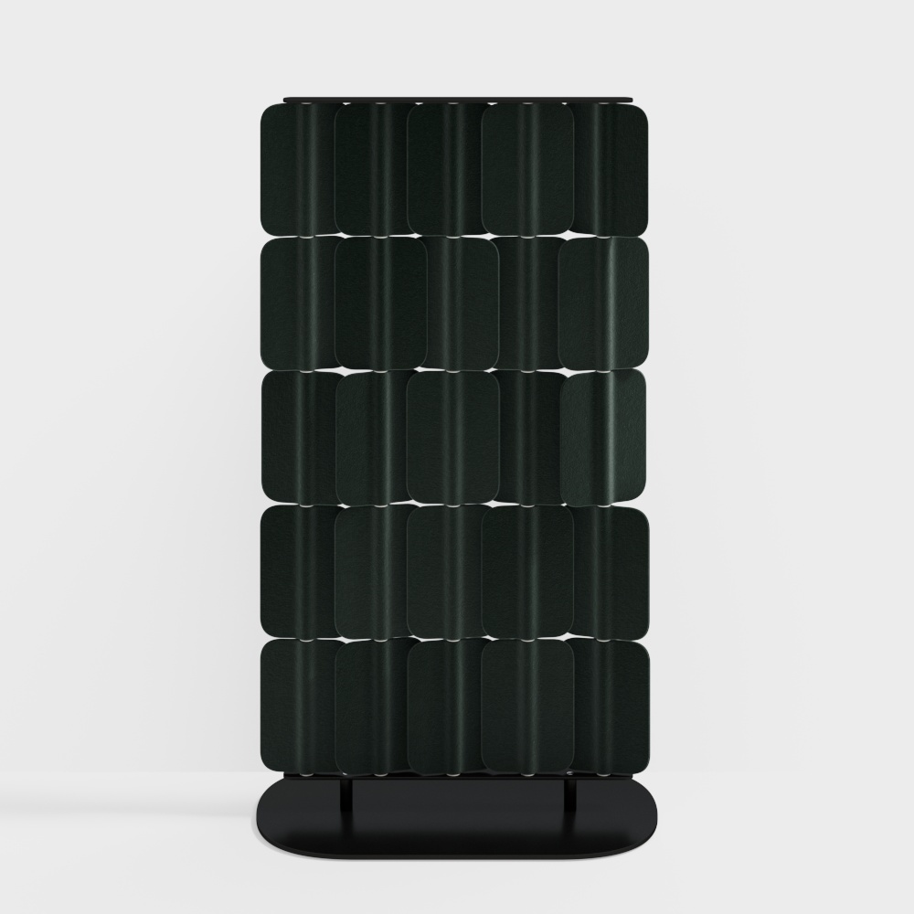 Modern green partition