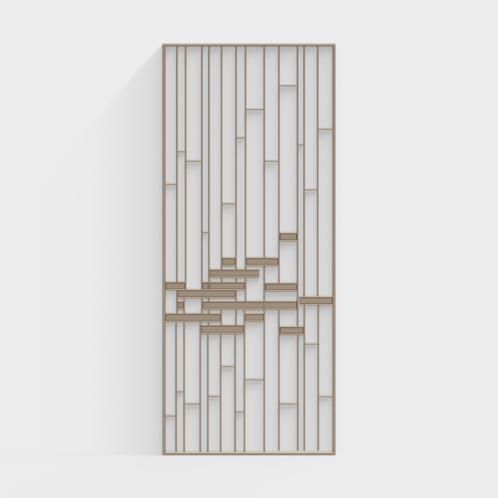 Partition à carreaux d'écran métallique moderne