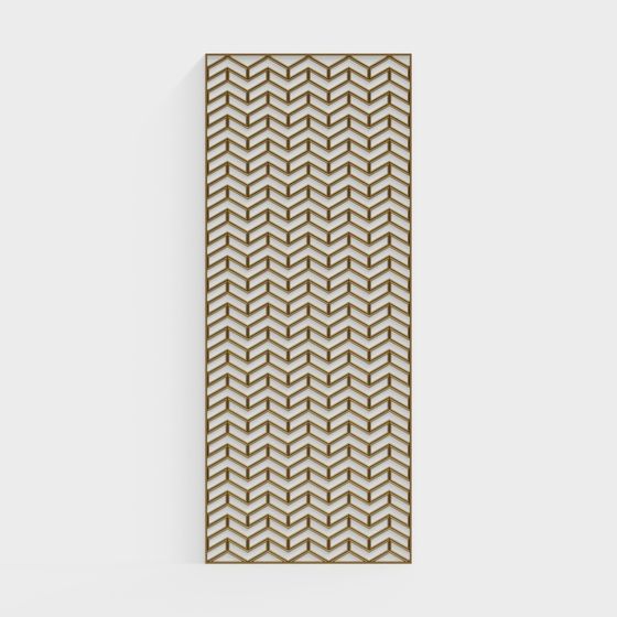 Art Deco Wall Panel 3D model