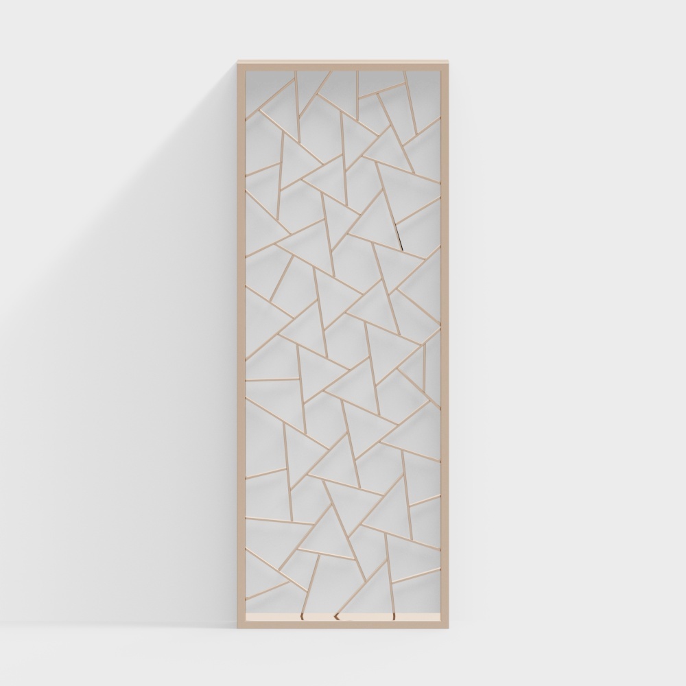 Modern polygonal screen partition