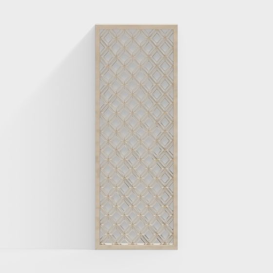 Geometric Window 3D model for Modern Interiors