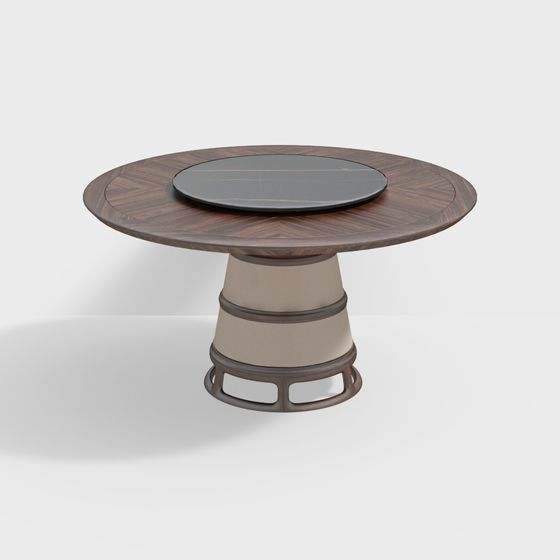 Elegant Round Table 3D model