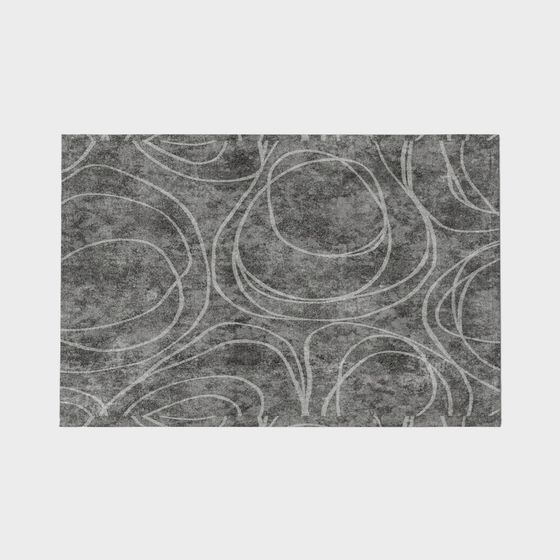 Abstract Swirl Carpet 3D model