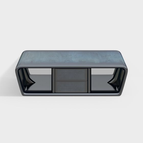Stylish City Window Coffee Table 3D model