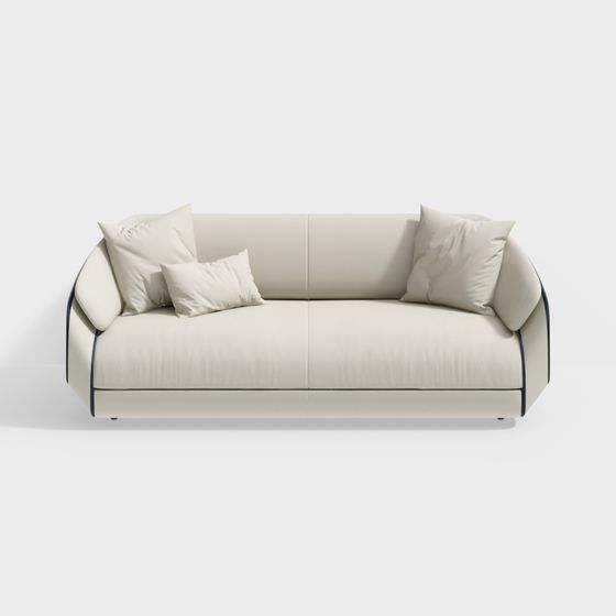 Urban Comfort Sofa 3D model for Modern Spaces