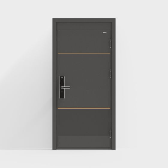Sleek Modern Door 3D model for Creative Projects