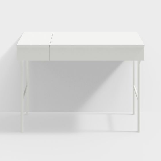Minimalist Modern Desk and Chair Set 3D Model