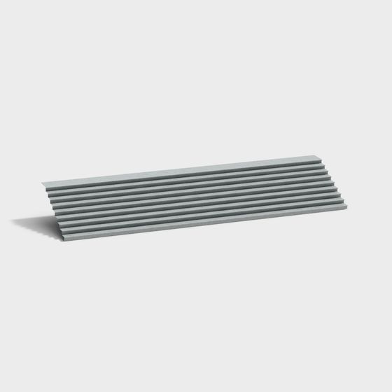 Minimalist Concrete Stair 3D model