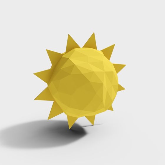 Golden Light 3D Model for Vibrant Design