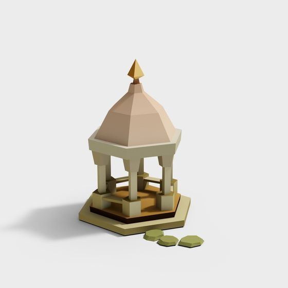Garden Gazebo 3D model