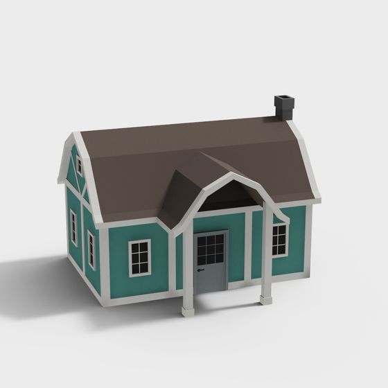 Cozy Cottage 3D model