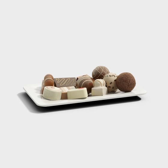 Chocolate Tray 3D Model