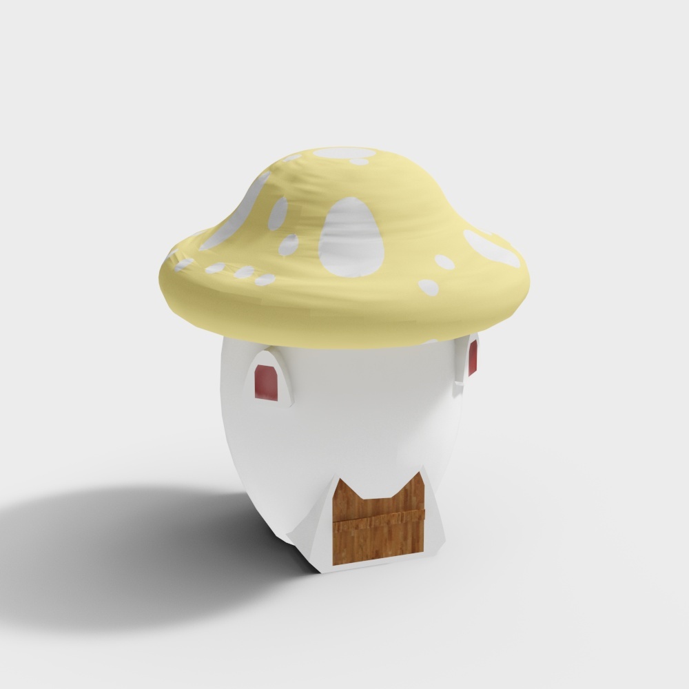 Cartoon model-Mushroom Room 04