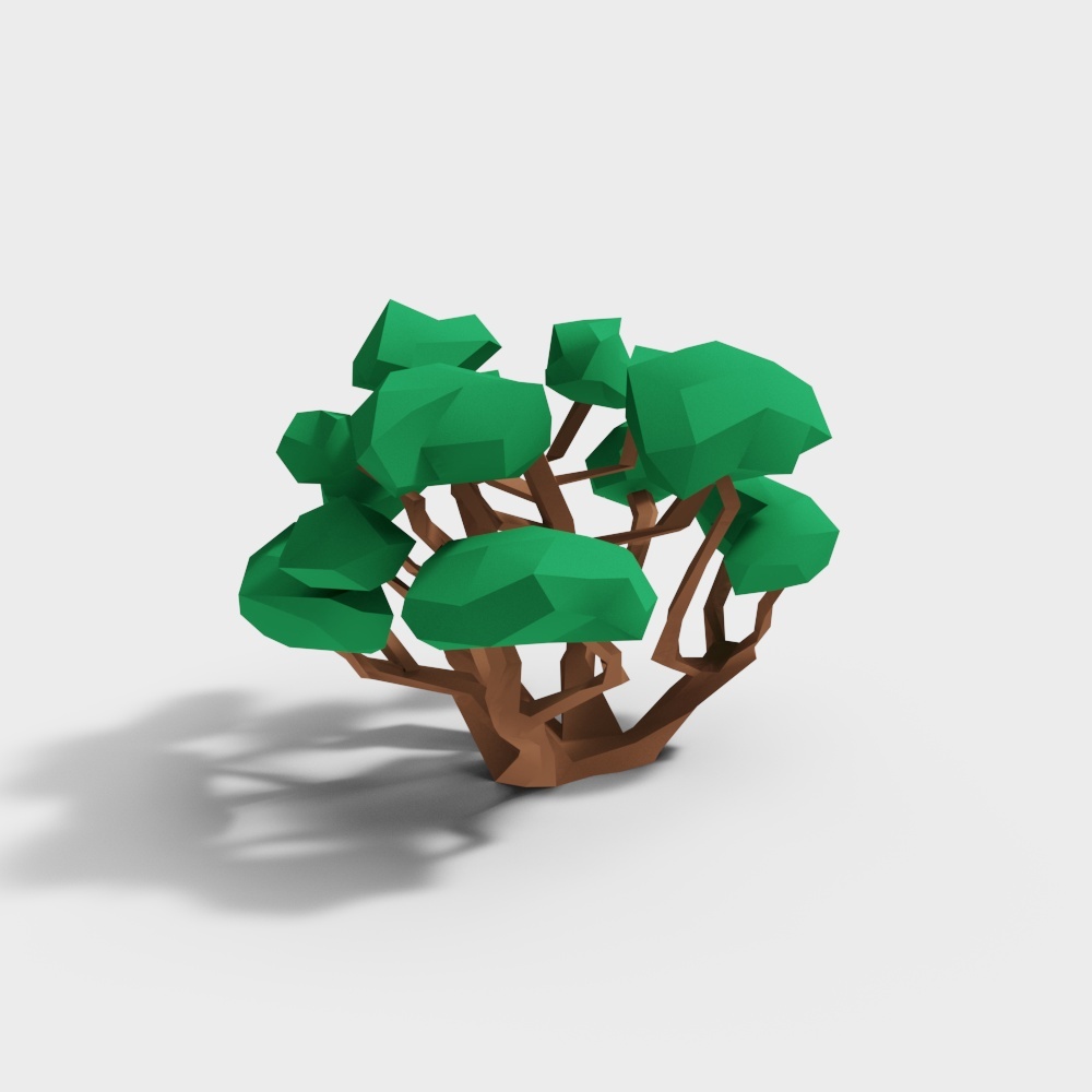Cartoon model-Tree 01