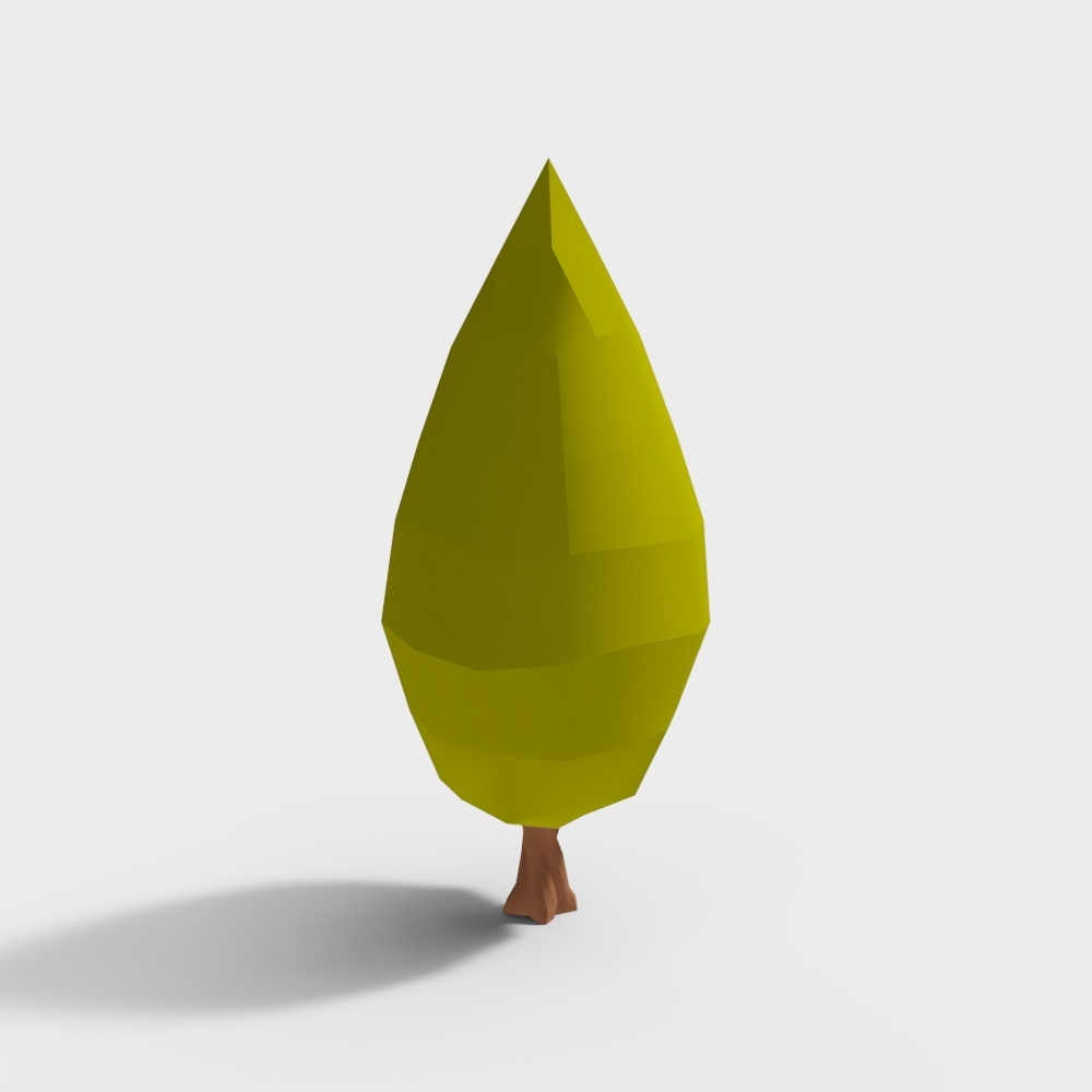 Cartoon model-Tree 08