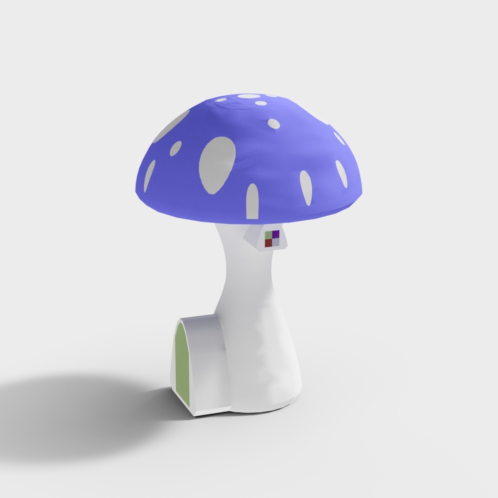 Magical Mushroom 3D model for Creative Projects