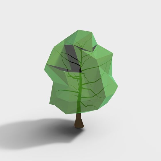 Geometric Green Shade 3D model
