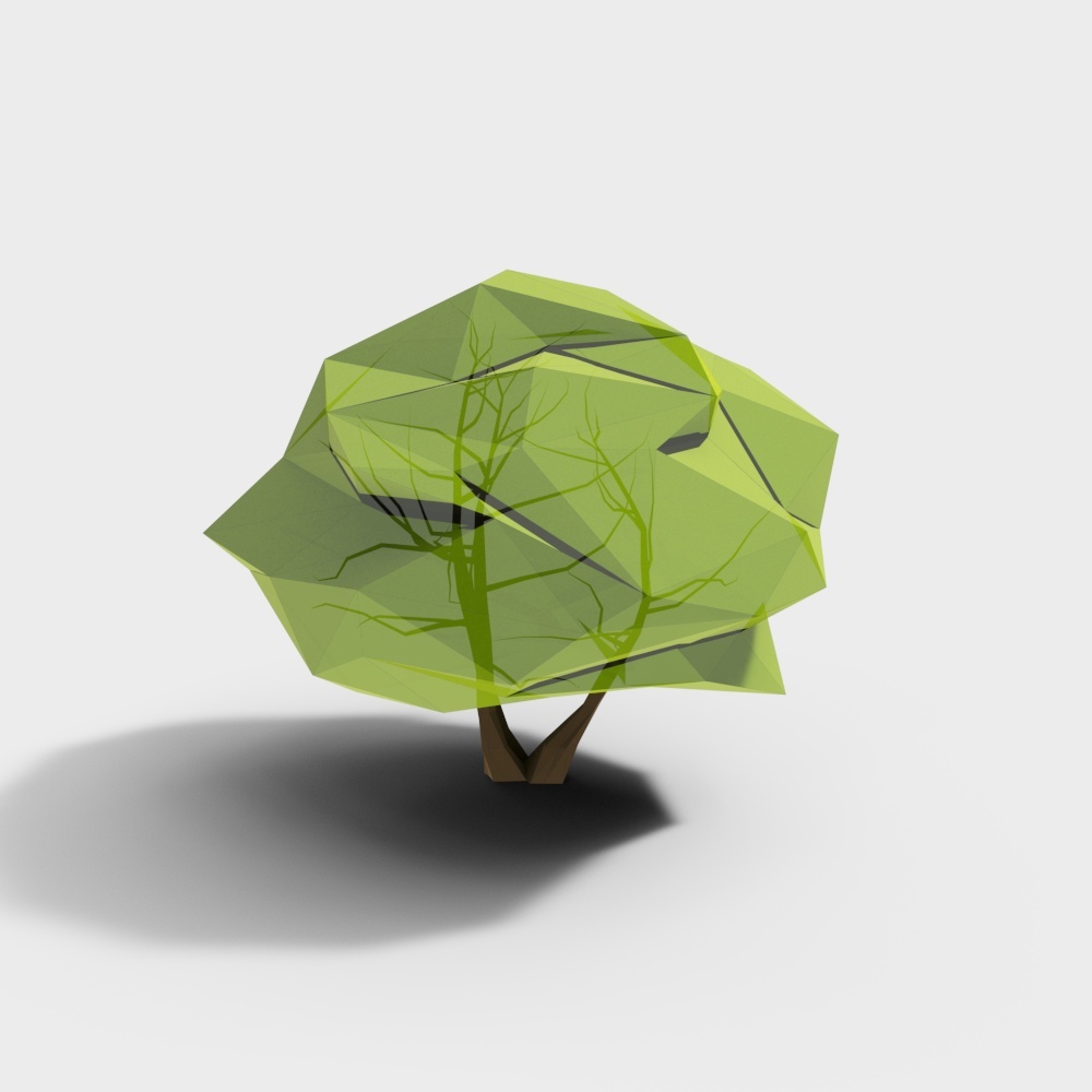 Cartoon model-Tree 44