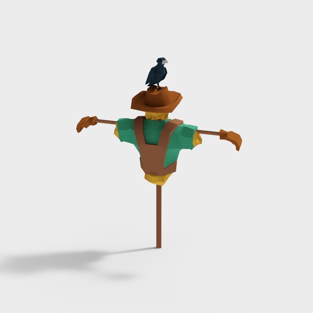 Cartoon model_Scarecrow 02