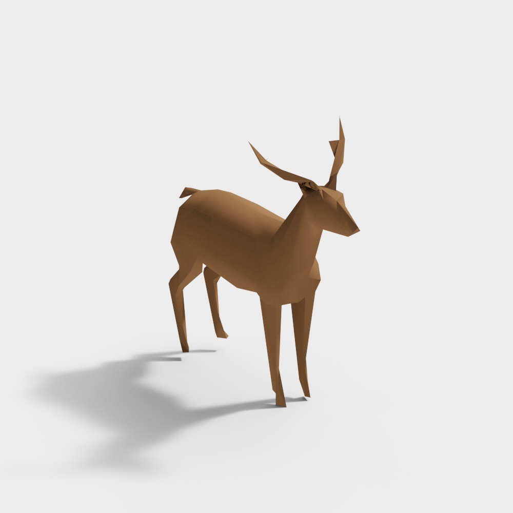 Petit cerf en dessin animé