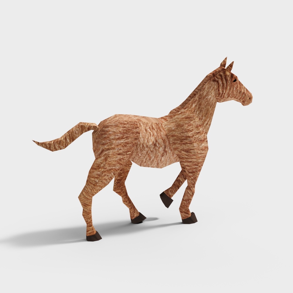Wild Mustang 3D model