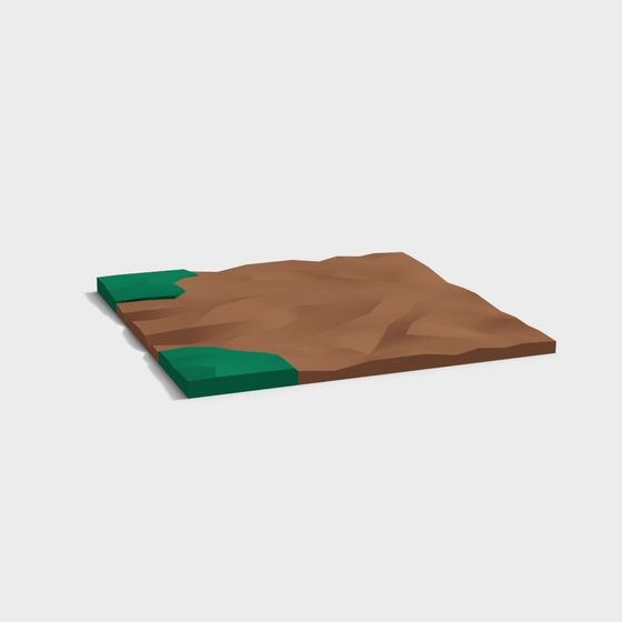 Desert Oasis 3D Model