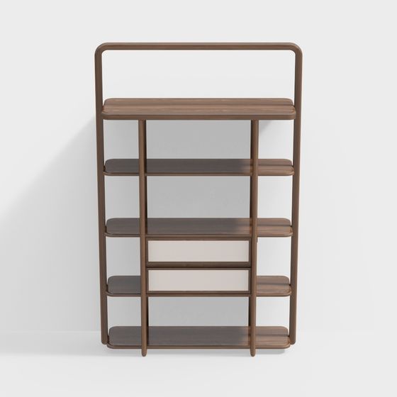 Urban Elegance Bookshelf 3D model