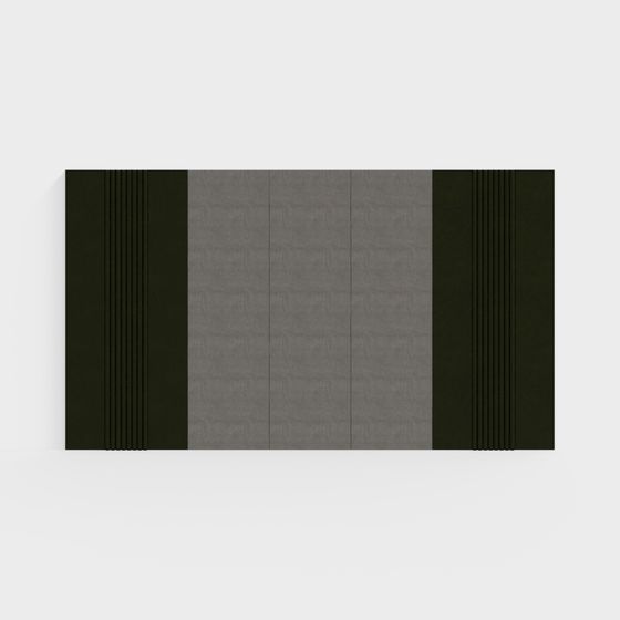 Low Poly Elegant Wall Panel 3D model