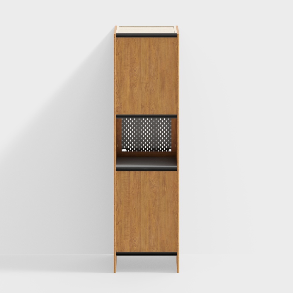 Van House 家具 - 溫暖入口櫃 - A櫃超白玻璃 - 590mm - 櫻桃木