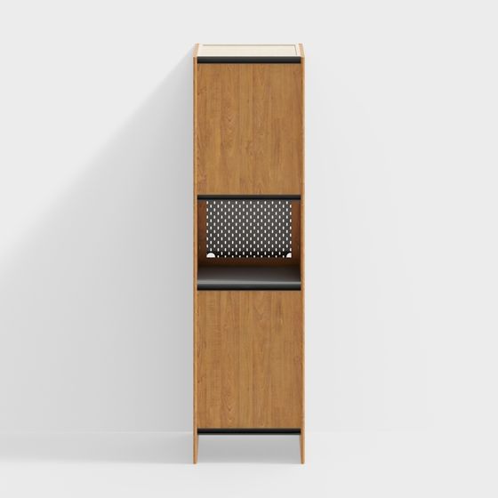 Van House 家具 - 溫暖入口櫃 - A櫃超白玻璃 - 590mm - 櫻桃木