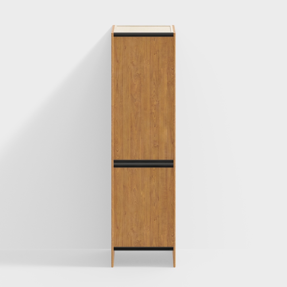 Van House Furniture - Armadio d'Ingresso Caldo - Armadio B - 590 mm - Legno di Ciliegio