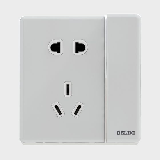 Stylish Low-Polygon Socket 3D Model