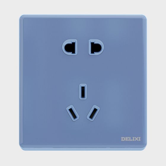 Elegant Low-Polygon Socket 3D Model for Modern Spaces