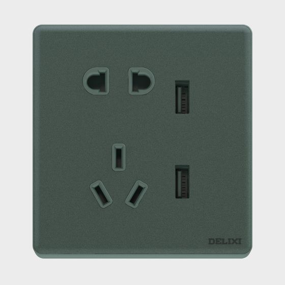Low Poly Stylish Electrical Outlet 3D model