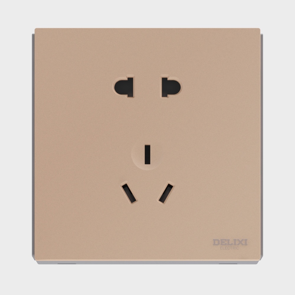 Modern Low-Poly 3D Outlet Model