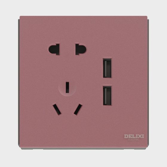 Stylish Pink Socket 3D model for Modern Interiors