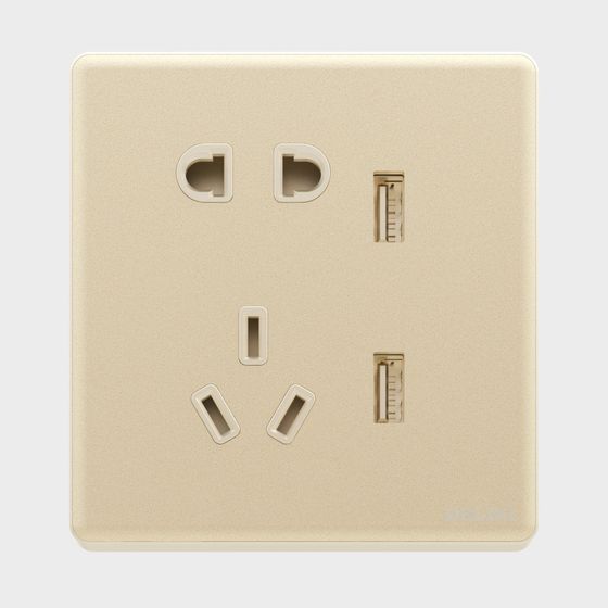 Elegant Low-Poly Socket 3D Model Design