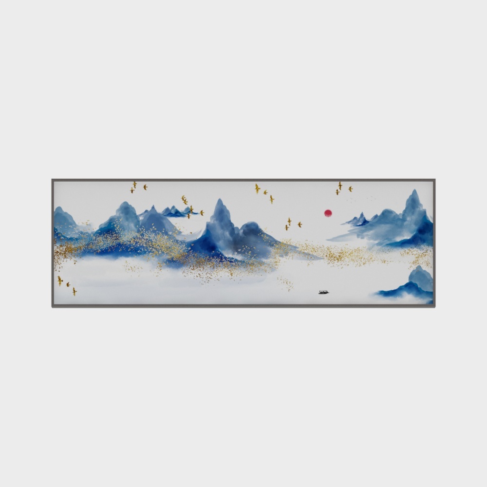 Diseño de DRAGÓN - Pintura decorativa neo-china - Pintura decorativa de dormitorio