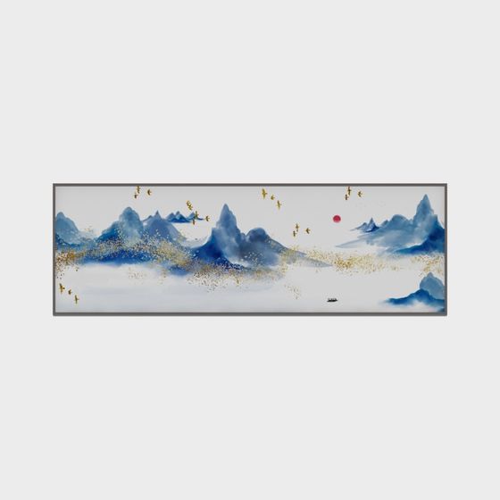 Diseño de DRAGÓN - Pintura decorativa neo-china - Pintura decorativa de dormitorio