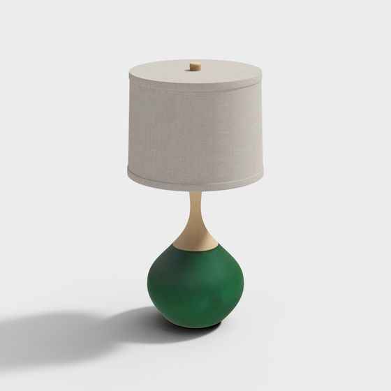 Stylish 3D Model Table Lamp for Contemporary Spaces