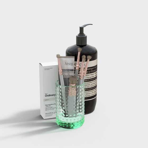 Elegant Skincare Product 3D model